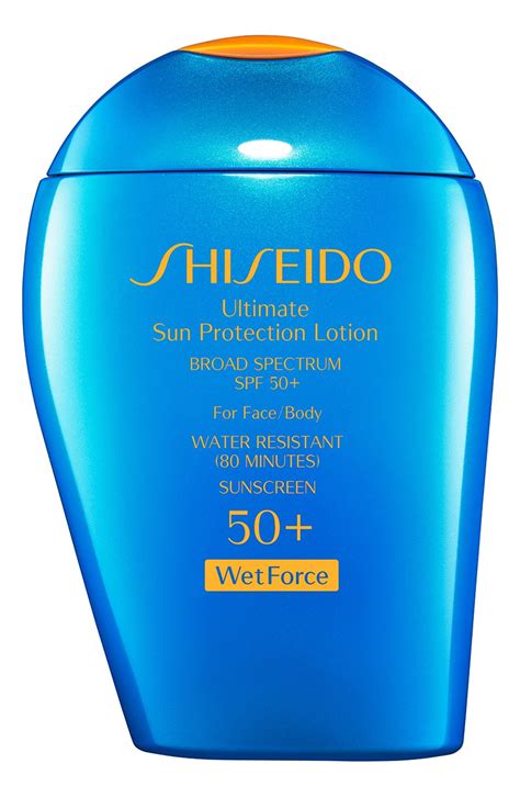 10. **Shiseido Ultimate Sun Protector Lotion SPF 50+ PA++++